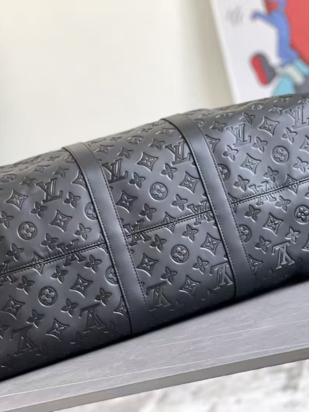 Louis Vuitton Keepall 50 Monogram Shadow Leather - Picture 2 of 9